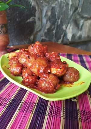 Foto resep Pentol pedes