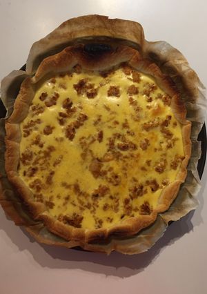 Une photo de Quiche dinde - paprika