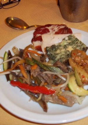 Una foto de Salteado de verduras