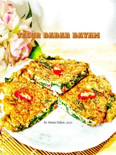 Foto resep Telur Dadar Bayam