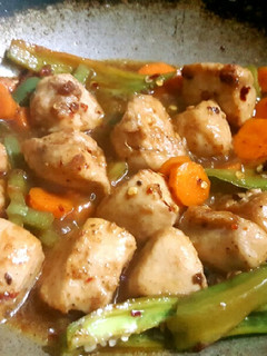 A picture of KFC Chilli Chicken Popcorn Curry 😋.