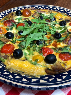Una foto de Frittata de verduras con queso