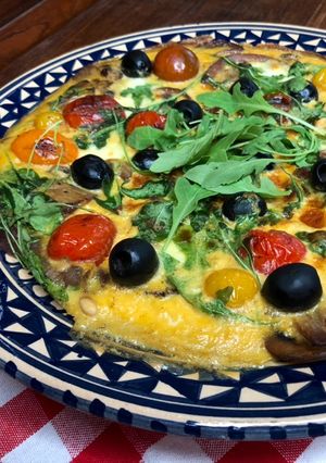 Foto principal de Frittata de verduras con queso