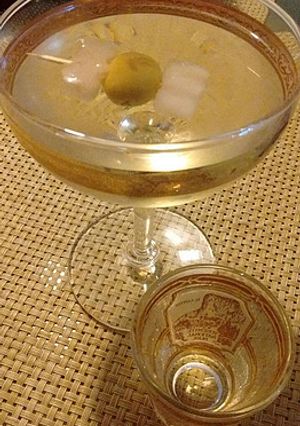 Una foto de Martini Gibson en Copa Vintage