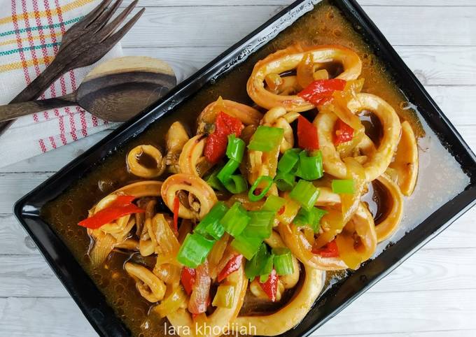 Cara Gampang Membuat Cumi goreng mentega, Lezat