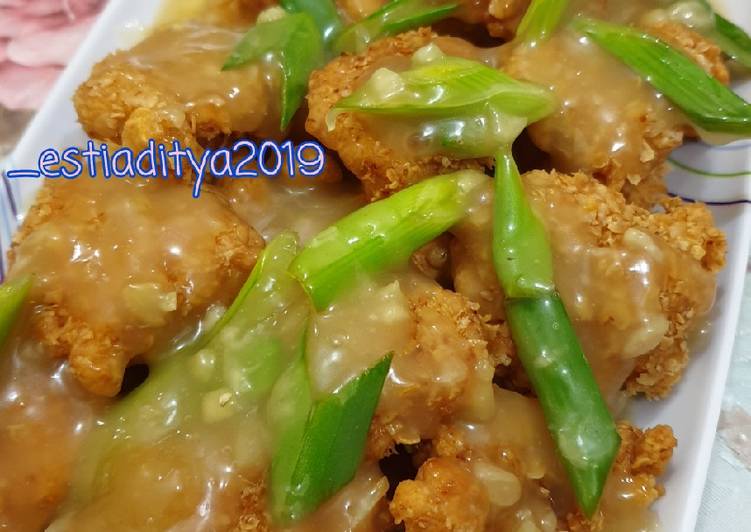 Resep Chicken Oat with Lemon Sauce ?? Anti Gagal