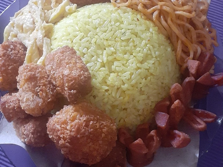 Cara Gampang Menyiapkan Resep  97. Nasi Kuning Haul Sederhana yang Lezat Sekali, Menggugah Selera