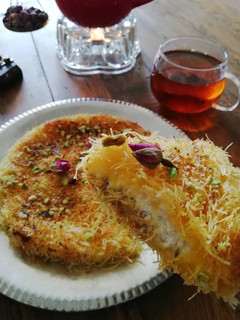 عکسی از دستور کنافه پنیری ترکی