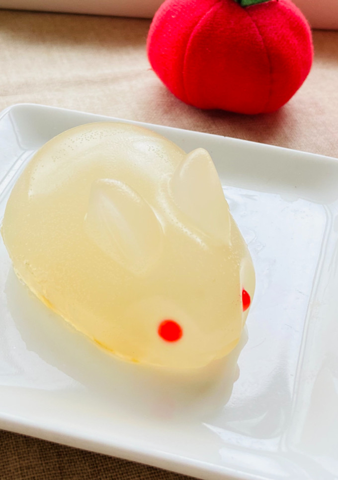 中秋金柚玉兔 的食譜成品照片
