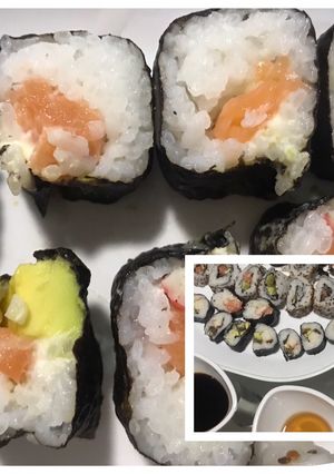 Una foto de Makisushi - Norimaki (envueltos en algas)
