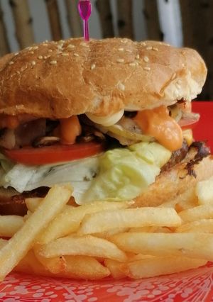 O poză a rețetei Hamburger de vită.