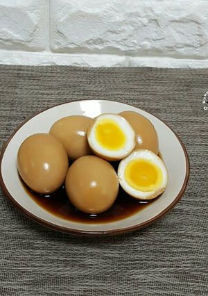 Hình của món Trứng ngâm nước tương 달걀간장절임 / 달걀장조림.