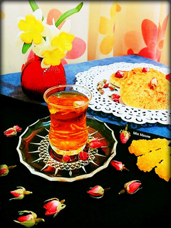عکسی از دستور چای زعفران و دارچین