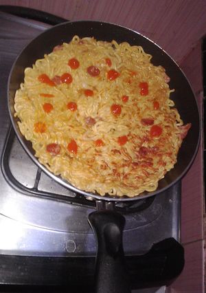Foto resep Martabak mie telor
