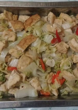 Foto resep Tumis Sawi Putih dan Tahu