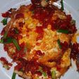 Telor Goreng Mata Sapi Cabe Merah