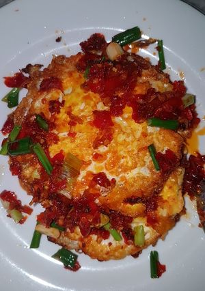 Foto resep Telor Goreng Mata Sapi Cabe Merah