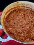 Pasta con ragú a la boloñesa