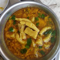 A picture of Gatta sabji.