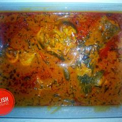 Banga soup A picture of Banga soup.
