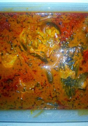 A picture of Banga soup.