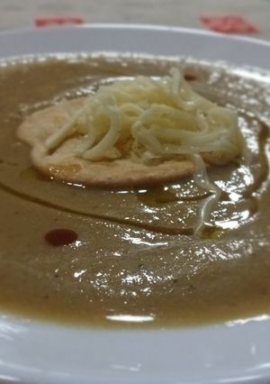 Una foto de Crema de Calabacín con Quesito