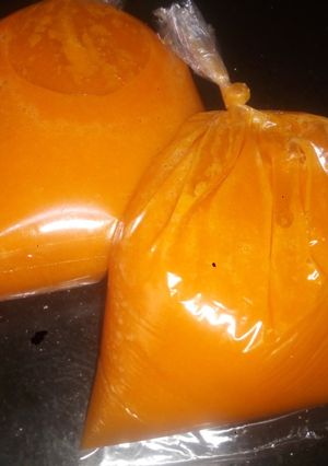 صورة لوصفة عصير برتقال بالجزر مركز تقيل جداً 😋