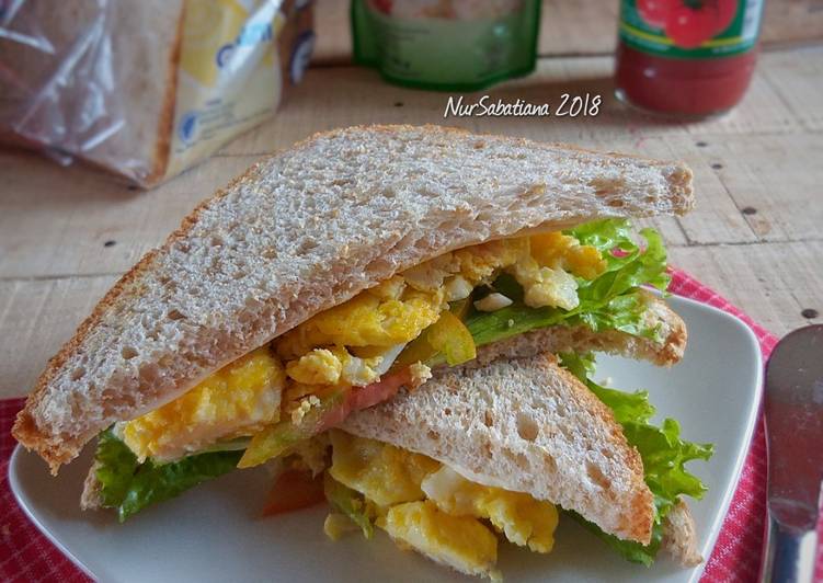 Resep Egg Sandwich #pr_recookAmerikaAmerhoma, Lezat