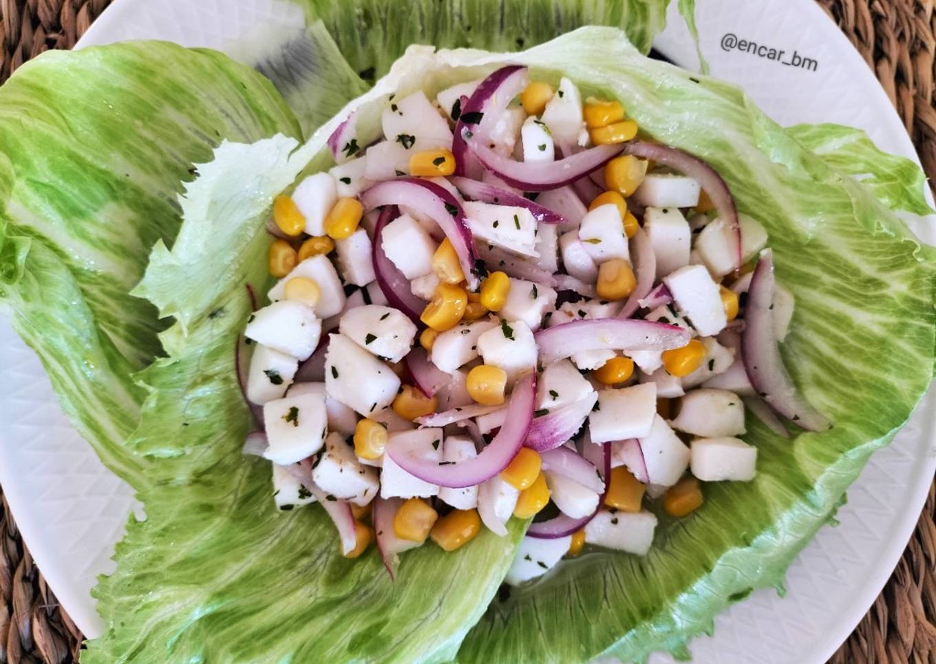 Ceviche de pota peruano