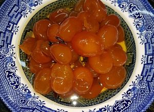 Una foto de Quinotos en almíbar. Receta de mi madre