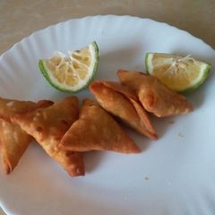 A picture of Yellow Peas Samosas #Local Ingredients Contest#.