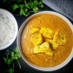 A picture of Goan fish curry.