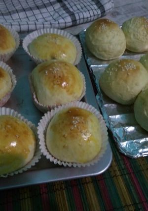 Foto resep Roti gandum (bun hamburger dan isi coklat)co