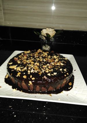 صورة لوصفة كيك يومي 🥧 بصوص الشوكولاتة 🍫