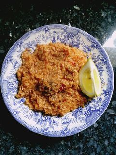 Una foto de Arroz pilaf con tomate