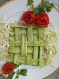 A picture of My salad plater.