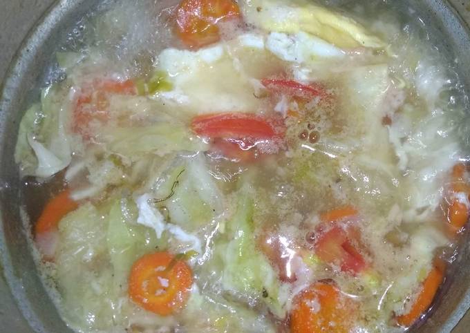 Resep Sayur Sup Telur ga pake seledri 🤣 Anti Gagal