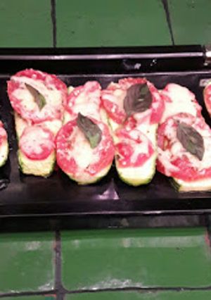 Una foto de "Pizzas" de calabacitas