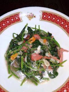 Foto resep Tumis bayam sosis