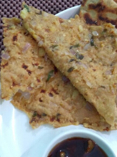 A picture of Potato-onion Paratha.