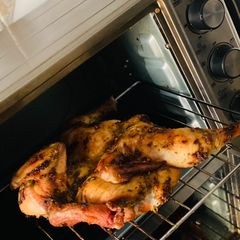 Roasted chicken A picture of Roasted chicken.