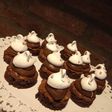 Mini Brownie con Dulce de leche y merengue