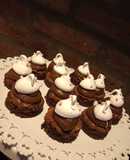 Mini Brownie con Dulce de leche y merengue