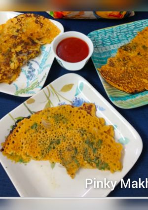 चिल्ला (cheela recipe in Hindi) रेसिपी मुख्य फोटो