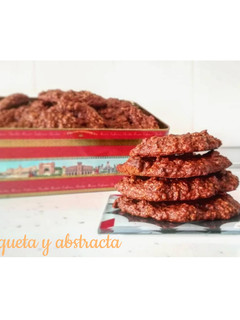 Una foto de Galletas de avena, manzana y chocolate (Thermomix)