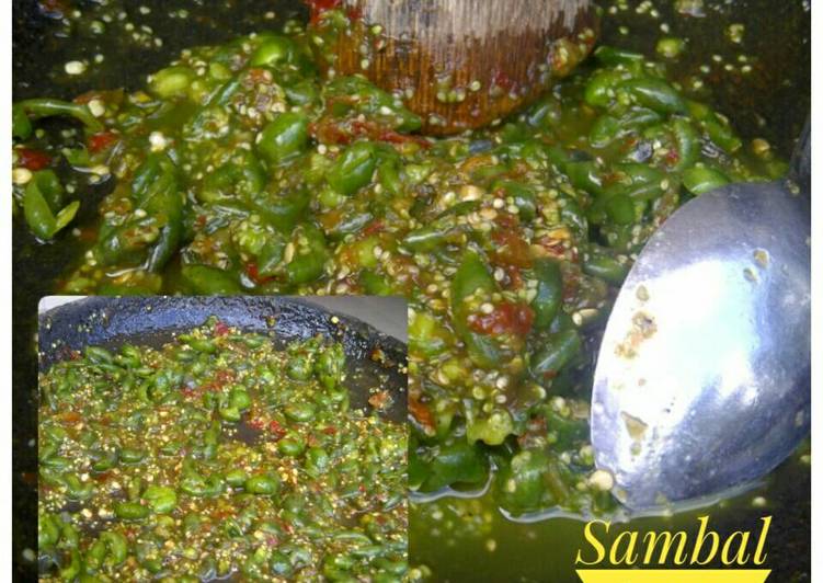 Sambal Leunca pedas banget