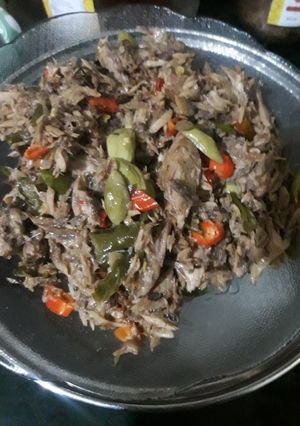 Foto resep Tongkol suwir nampol brow😁