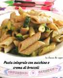 270 Pasta integrale con zucchine e crema di broccoli
