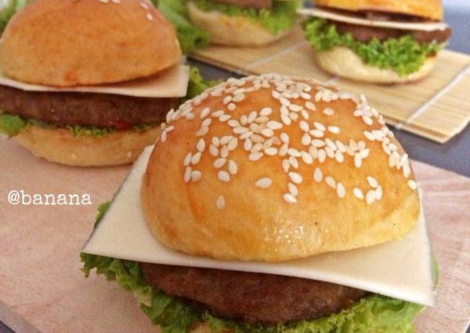 Resep Beef Burger Oleh Banana - Cookpad