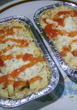 Foto resep Makaroni schotel kukus simple